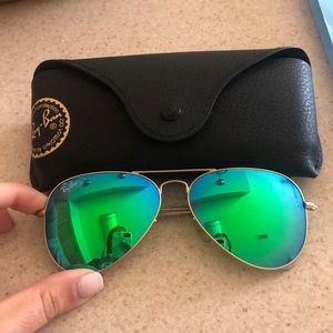 Ray ban green sunglasses